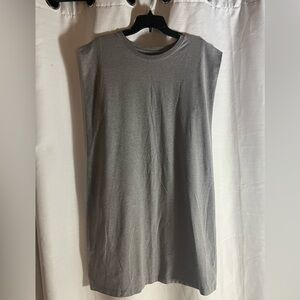 A New Day Heather Gray Sleeveless Dress